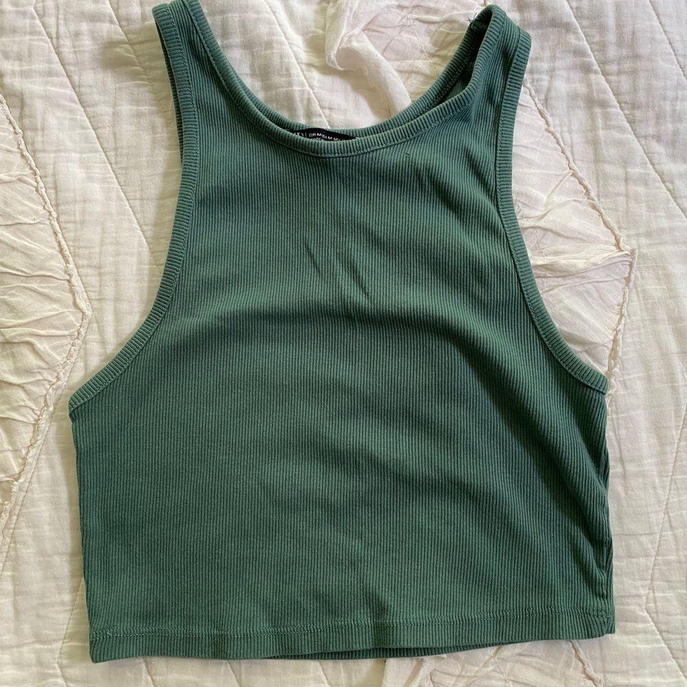 Zara Cropped Tank Top